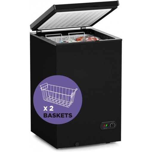Northair Chest Freezer �C 3.5 Cu Ft with 2 Removable Baskets �C Reach In Freezer Chest �C Quiet Compact Freezer �C 7 Temperature Settings �C Black - John Pierce Auto Care