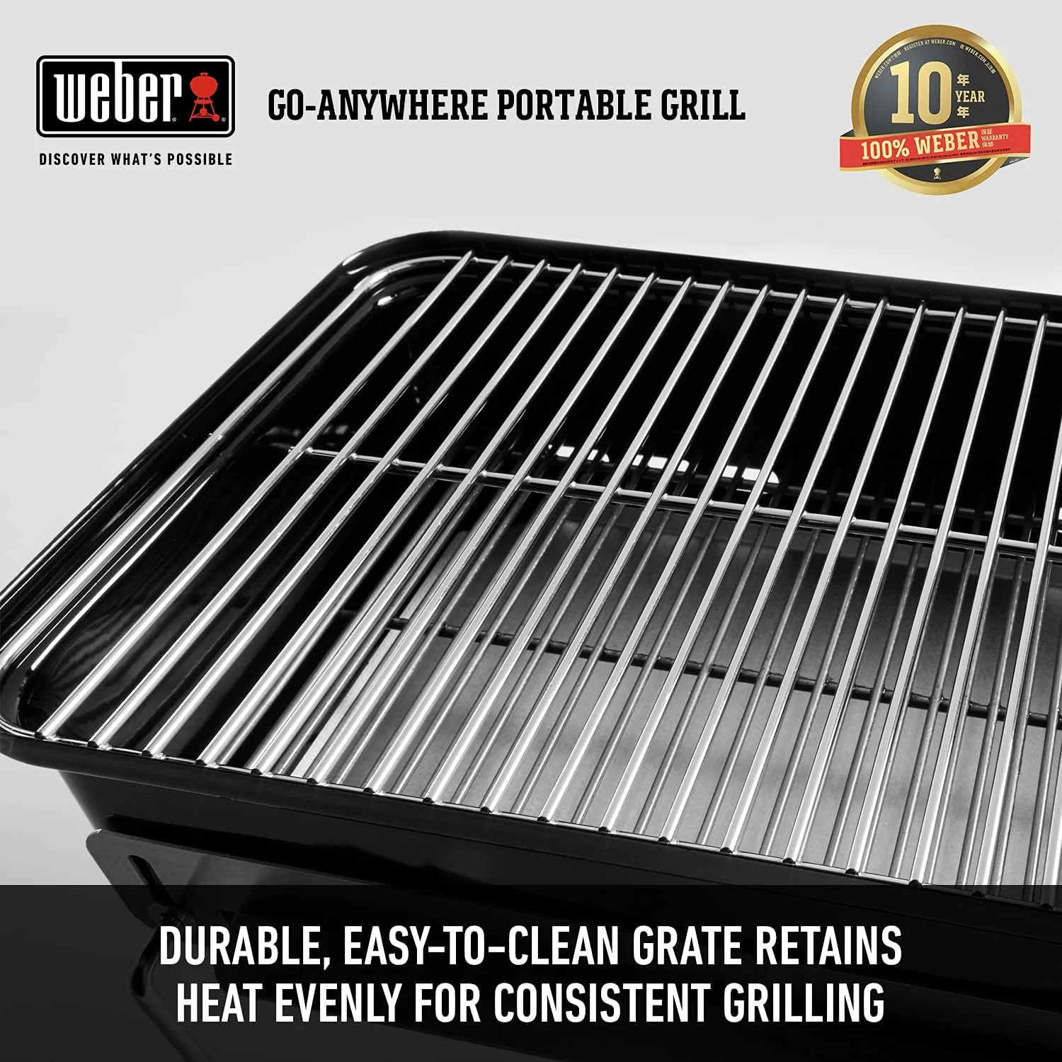 Weber Go-Anywhere Charcoal Grill, Black - John Pierce Auto Care