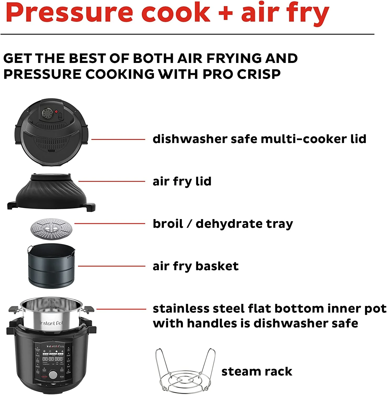 Instant Pot Pro Crisp 8-Quart Air Fryer Combo - John Pierce Auto Care