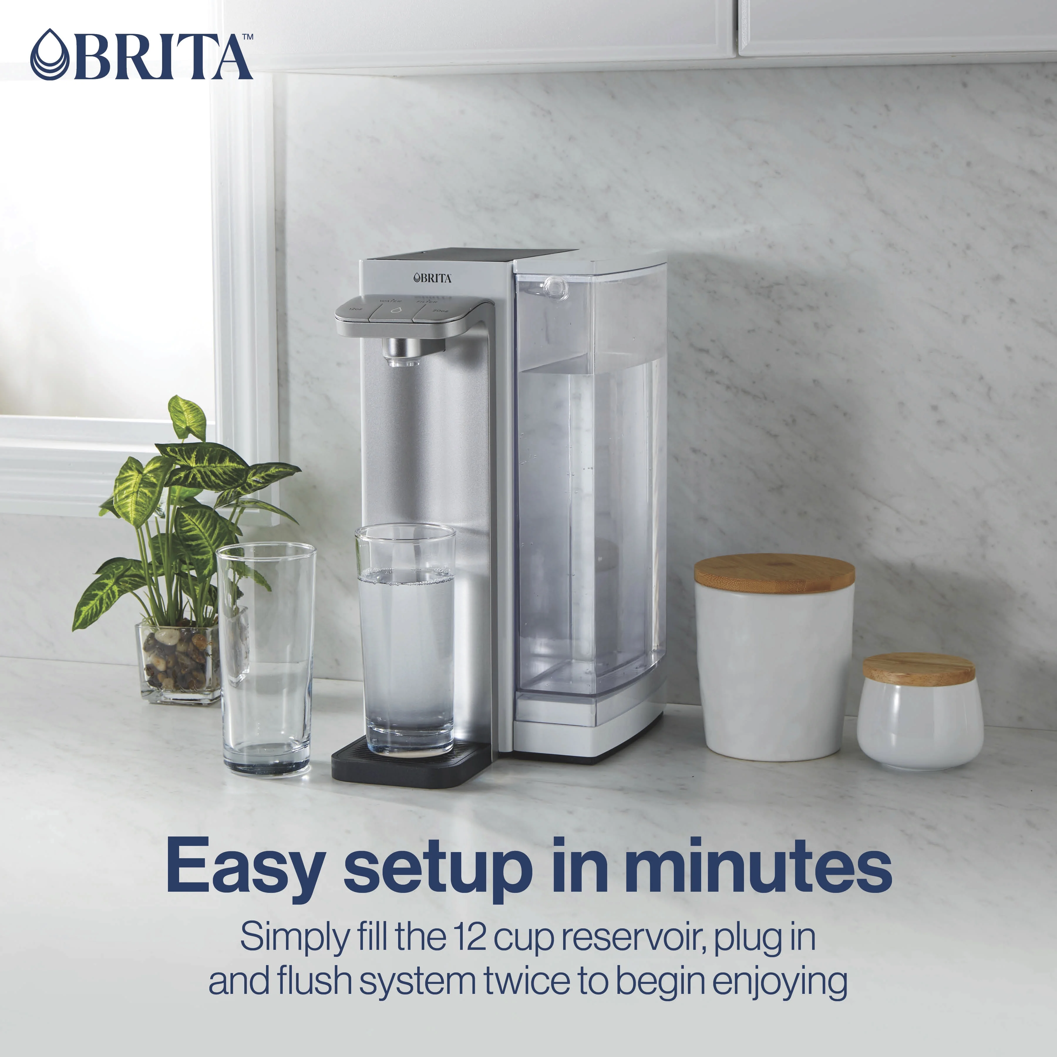 Brita Hub 12-Cup Instant Countertop Water Filtration Device - John Pierce Auto Care