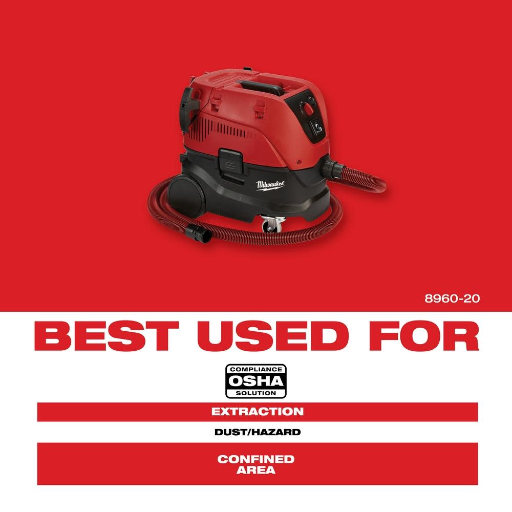 8-Gallon Dust Extractor Vacuum - John Pierce Auto Care