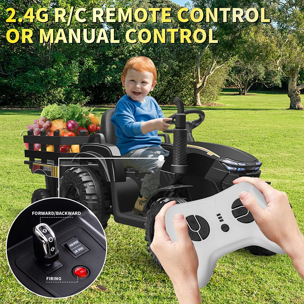 Joyracer 24 Volt Ride on Toys with Remote Control, 400W Motor, 9AH Battery Powered Ride on Tractor - John Pierce Auto Care