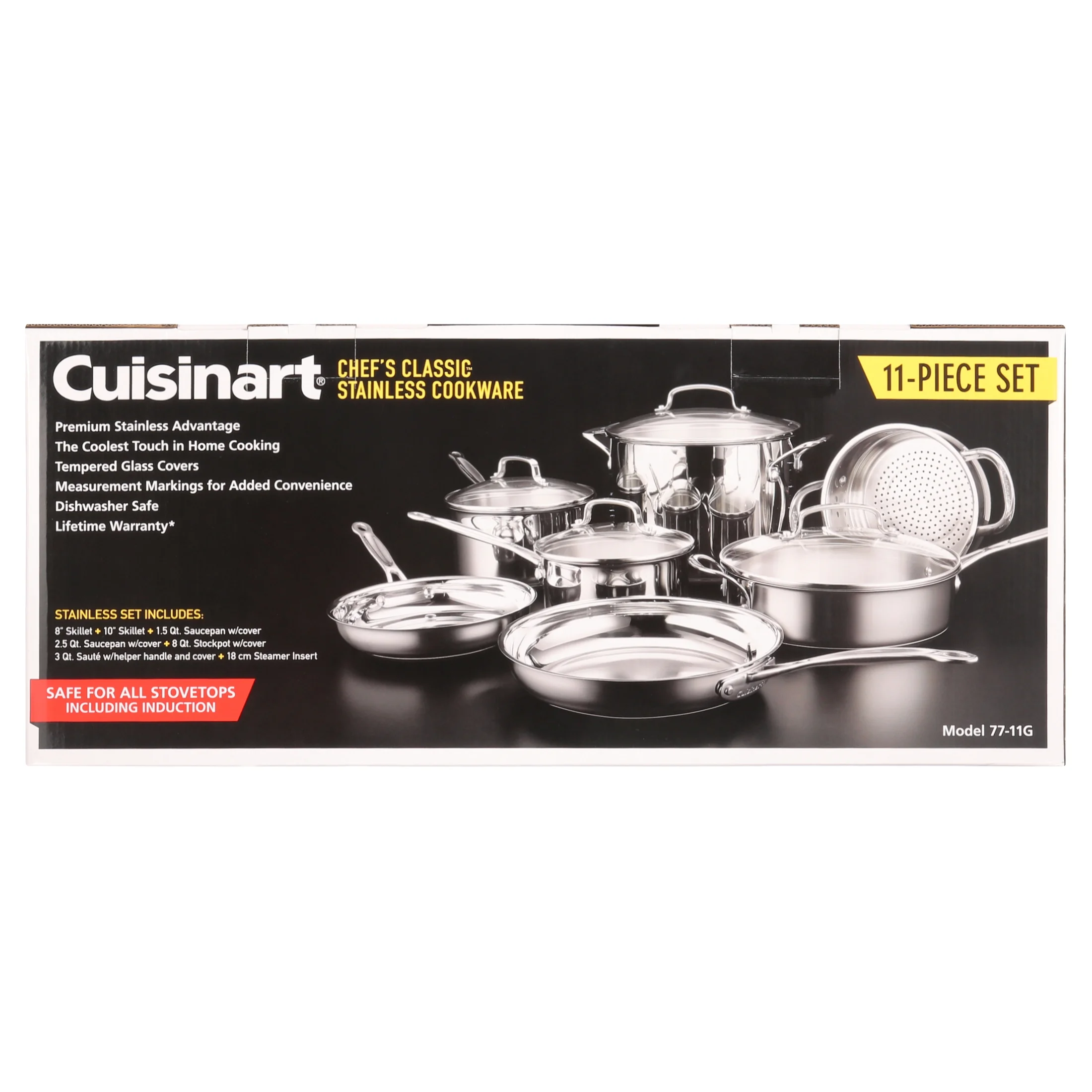 Cuisinart Chef's Classic 11-Piece Cookware Set - John Pierce Auto Care