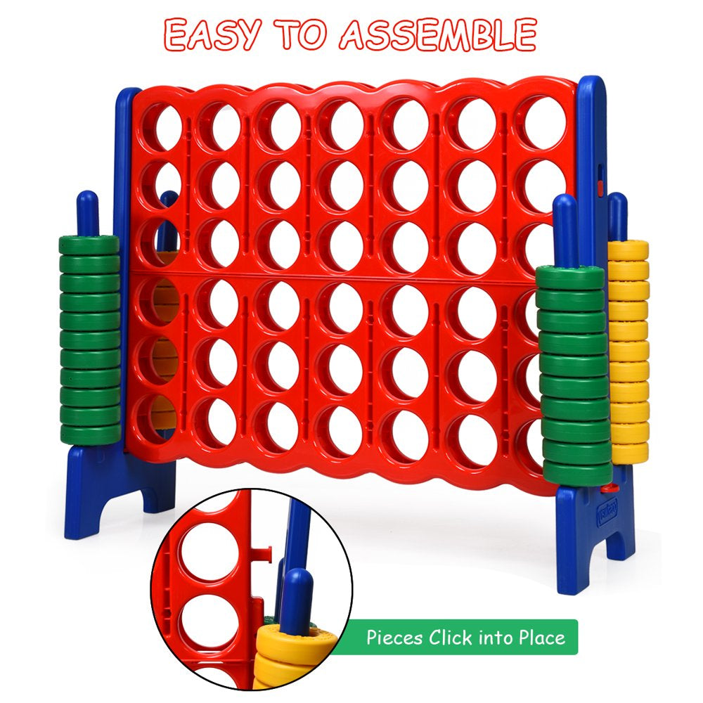 Costway Jumbo 4 to Score 4 in A Row Giant Game Set - John Pierce Auto Care