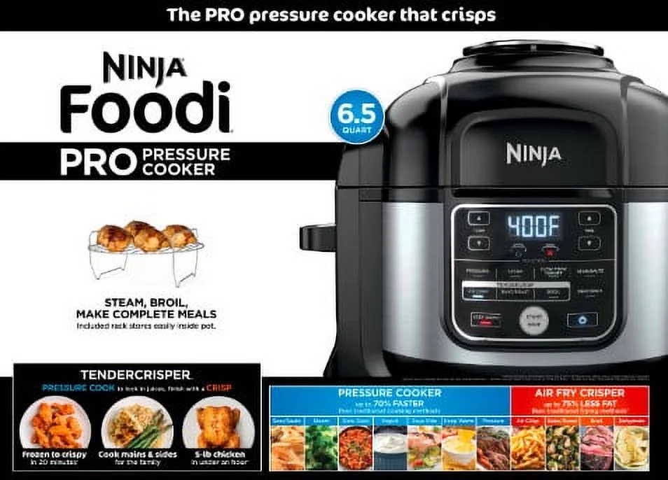 Ninja Foodi OS300 6.5-Quart 10-in-1 Pressure Cooker Air Fryer - John Pierce Auto Care