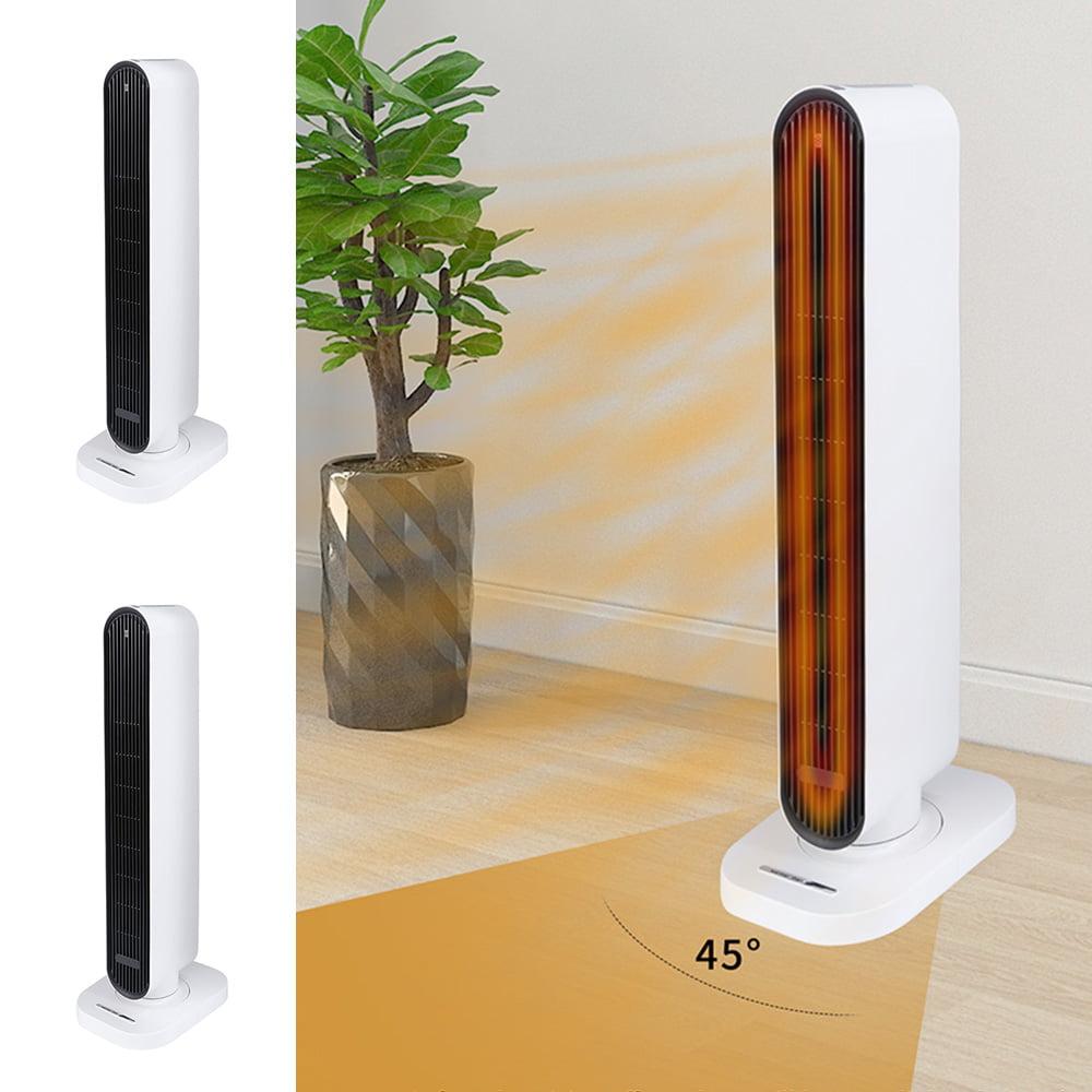 Portable heating tower instant space heater overheat protection white - John Pierce Auto Care