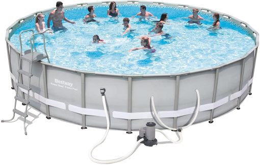 Power Steel Frame Pool Set, 22�� x 52��� - John Pierce Auto Care