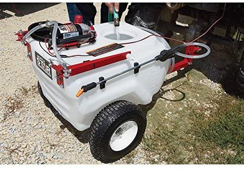 NorthStar Tow Behind Trailer Boom Broadcast and Spot Sprayer �C 21 Gallon Capacity, 2.2 GPM, 12 Volt DC - John Pierce Auto Care