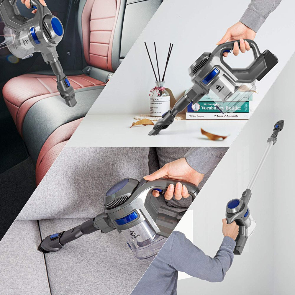 MOOSOO Cordless Vacuum 4 In 1 Lightweight Stick Vacuum Cleaner - John Pierce Auto Care