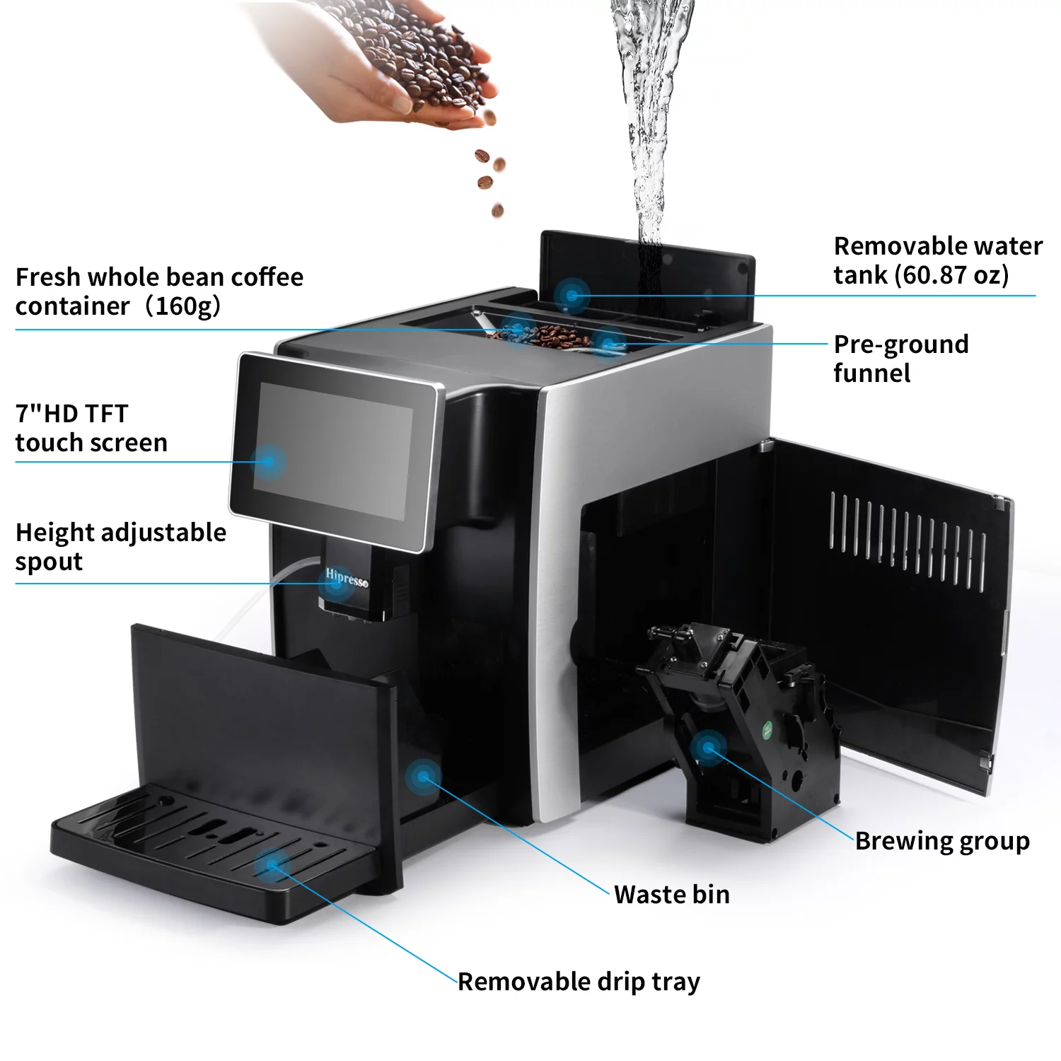 Hipresso Super-Automatic Espresso Machine - John Pierce Auto Care