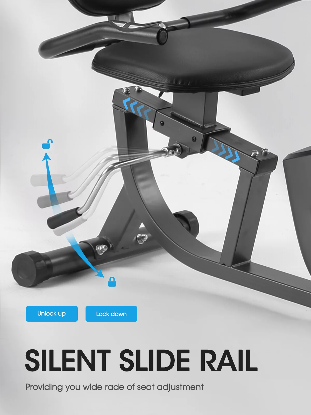 Recumbent Exercise Bike Indoor Stationary Exercise Bike for Home Use with Pluse Monitor\/Tablet Holder - John Pierce Auto Care