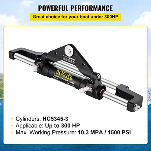 VEVOR Hydraulic Steering for Boats 300HP, Outboard Hydraulic Steering Cylinder - John Pierce Auto Care