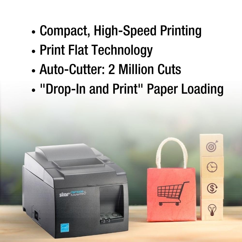 Star Micronics Ethernet (LAN) Thermal Receipt Printer with Auto Cutter and Internal Power Supply - John Pierce Auto Care