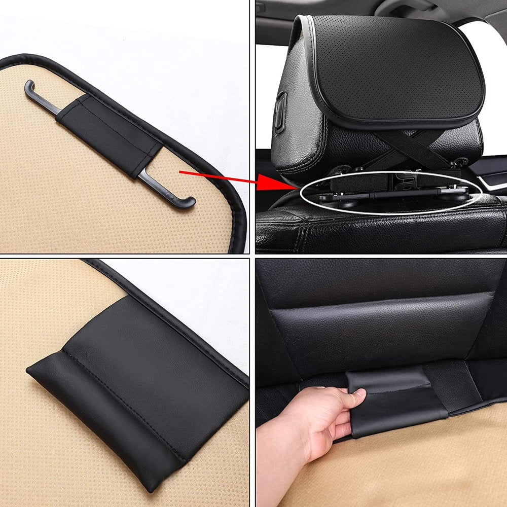 Coverado Front Seat Covers, Waterproof Leatheratte Car Seat Protector 2 Pieces - John Pierce Auto Care