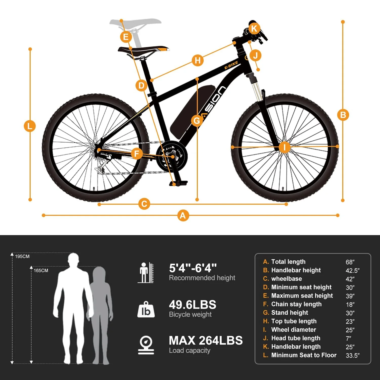 Jasion Electric Bike for Adults, 360Wh - John Pierce Auto Care