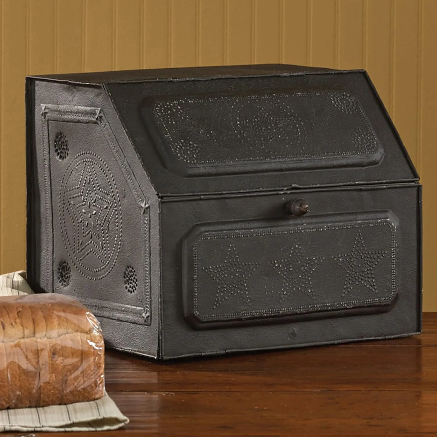 Antique Replica of Tin Bread Box\/desk Storage 21 190 - John Pierce Auto Care