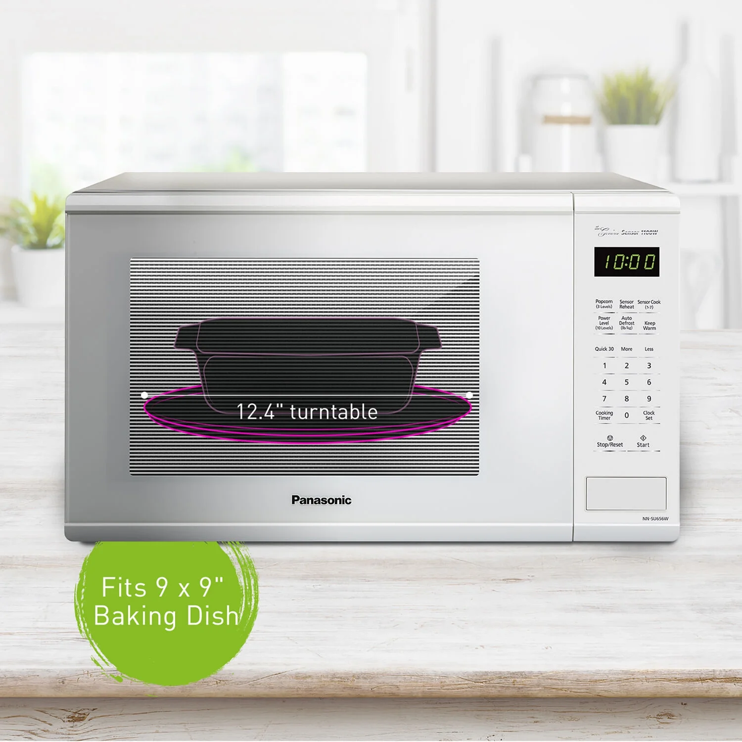 Panasonic 1.3 Cu. Ft. 1100W Genius Microwave - John Pierce Auto Care