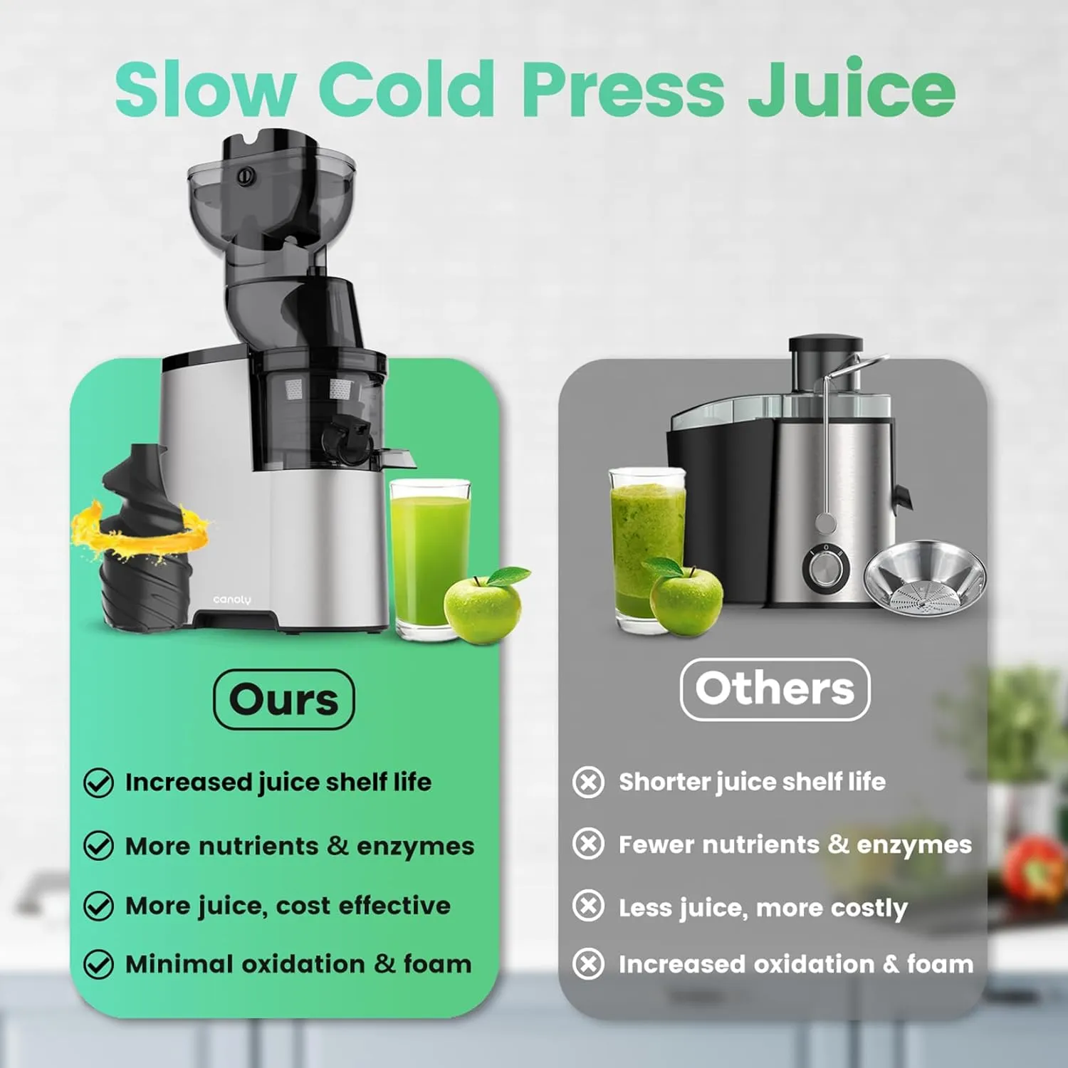 Chew Juicer, 3.5 inch (88 mm) powerful slow cooling juicer, large feed tank - John Pierce Auto Care