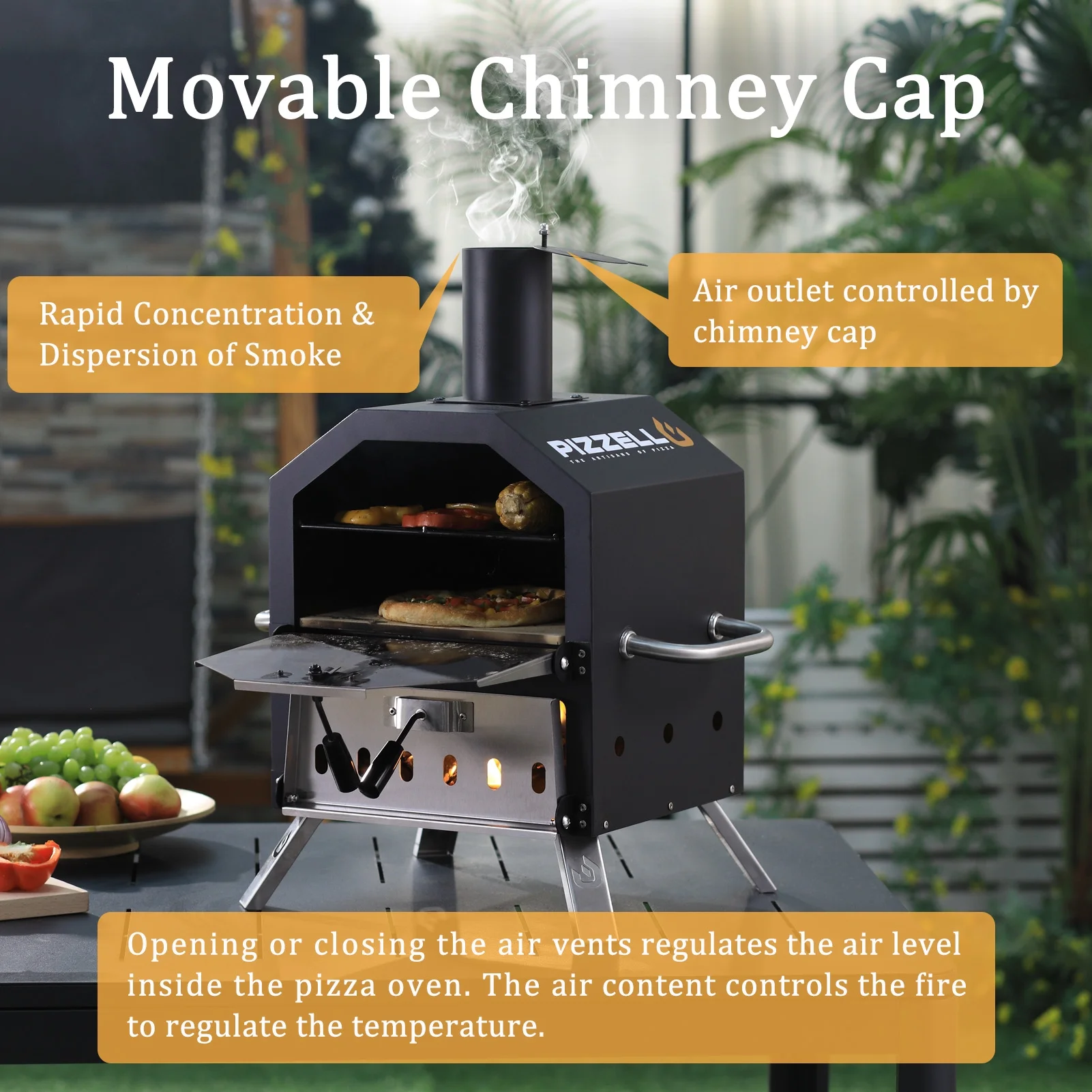 Outdoor Wood-Burning 2-Pizza Capacity Pizza Oven with Peel - John Pierce Auto Care