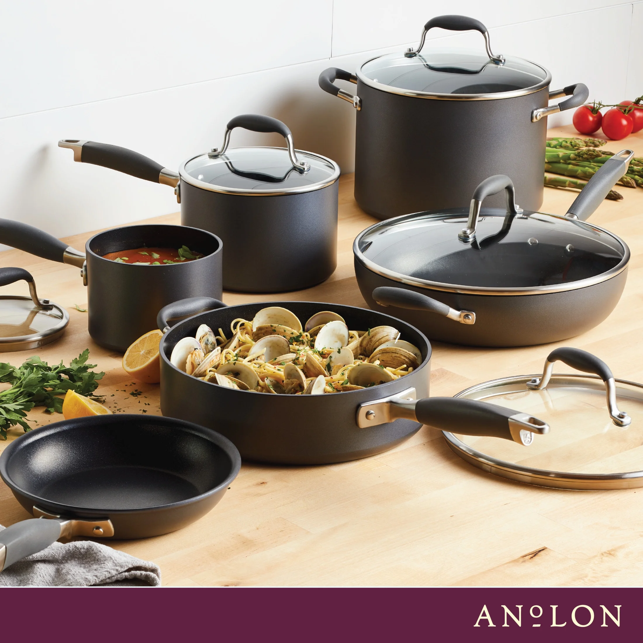 Anolon Advanced Home 11-Piece Cookware Set - John Pierce Auto Care