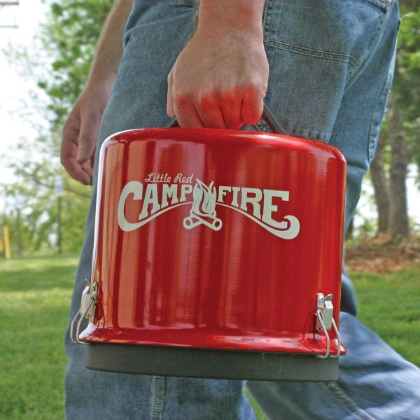 Camco 58031 Little Red Campfire Compact Outdoor Portable Tabletop Propane Heater Fire Pit Bowl for Camping, Tailgating, and Patios, 11.25 Inch - John Pierce Auto Care