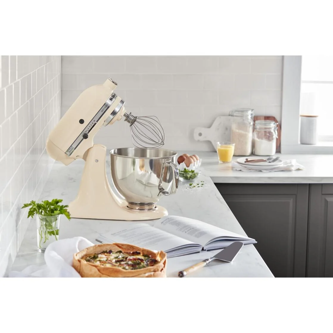 KitchenAid Artisan 5-Qt Stand Mixer, Almond - John Pierce Auto Care