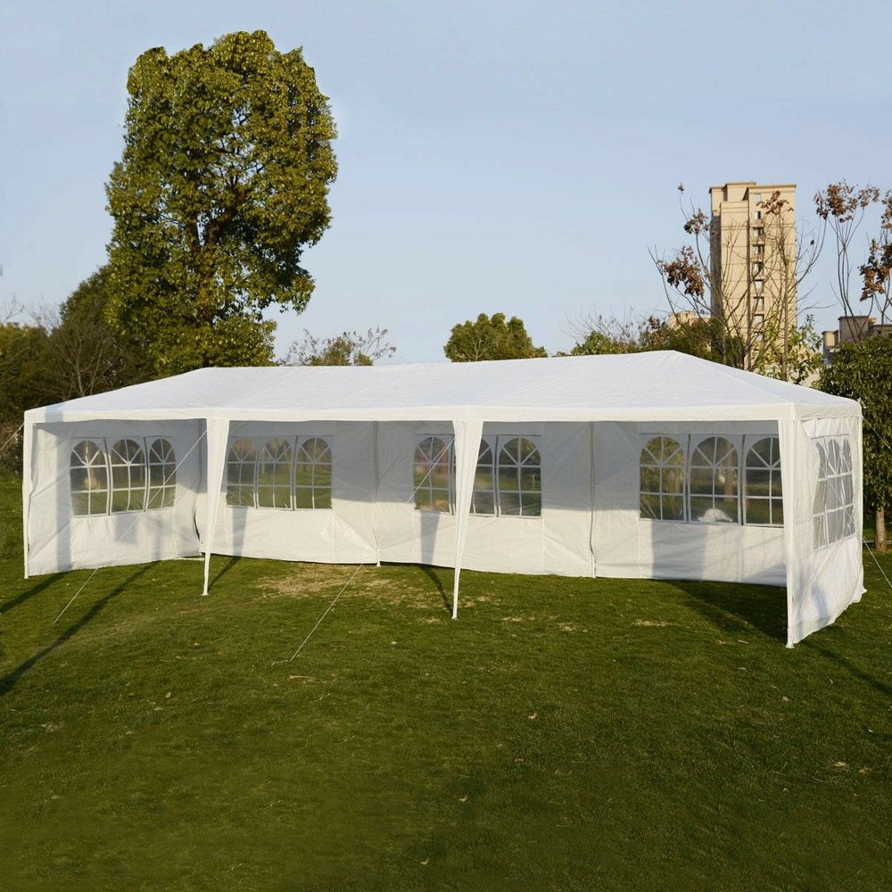 Costway 10\u0026#039;x30\u0026#039; Party Wedding Tent Canopy Heavy duty Pavilion 5 Sidewall - John Pierce Auto Care
