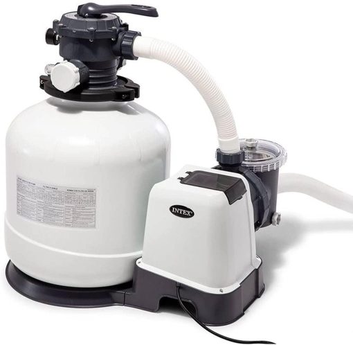 3000 GPH Above Ground Pool Sand Filter Pump w\/ Deluxe Pool Maintenance Kit - John Pierce Auto Care