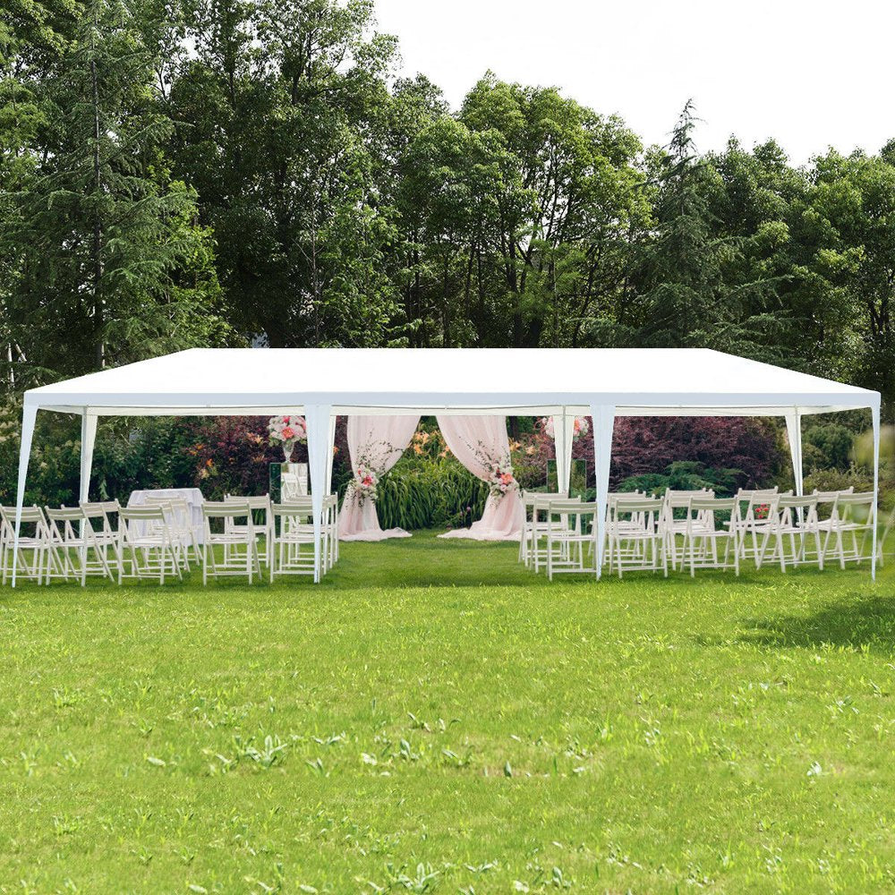 Costway 10\u0026#039;x30\u0026#039; Party Wedding Tent Canopy Heavy duty Pavilion 5 Sidewall - John Pierce Auto Care