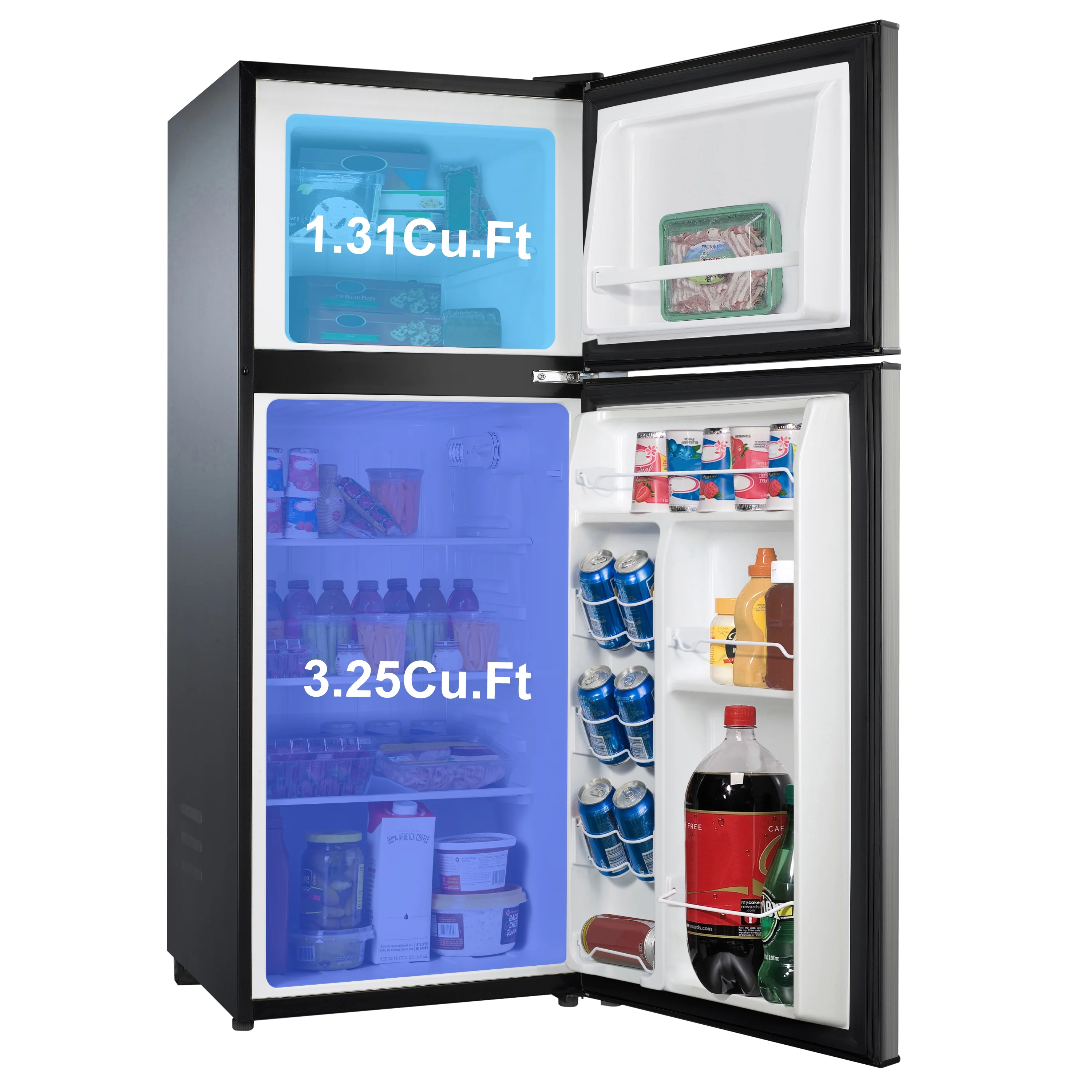 Galanz 4.6 Cu. Ft. Two-Door Mini Refrigerator with Freezer - John Pierce Auto Care