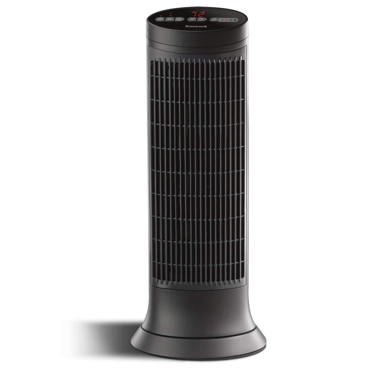 Digital Tower Heater, 750 �C 1500 W, 10 1\/8��� X 8��� X 23 1\/4���, Black - John Pierce Auto Care