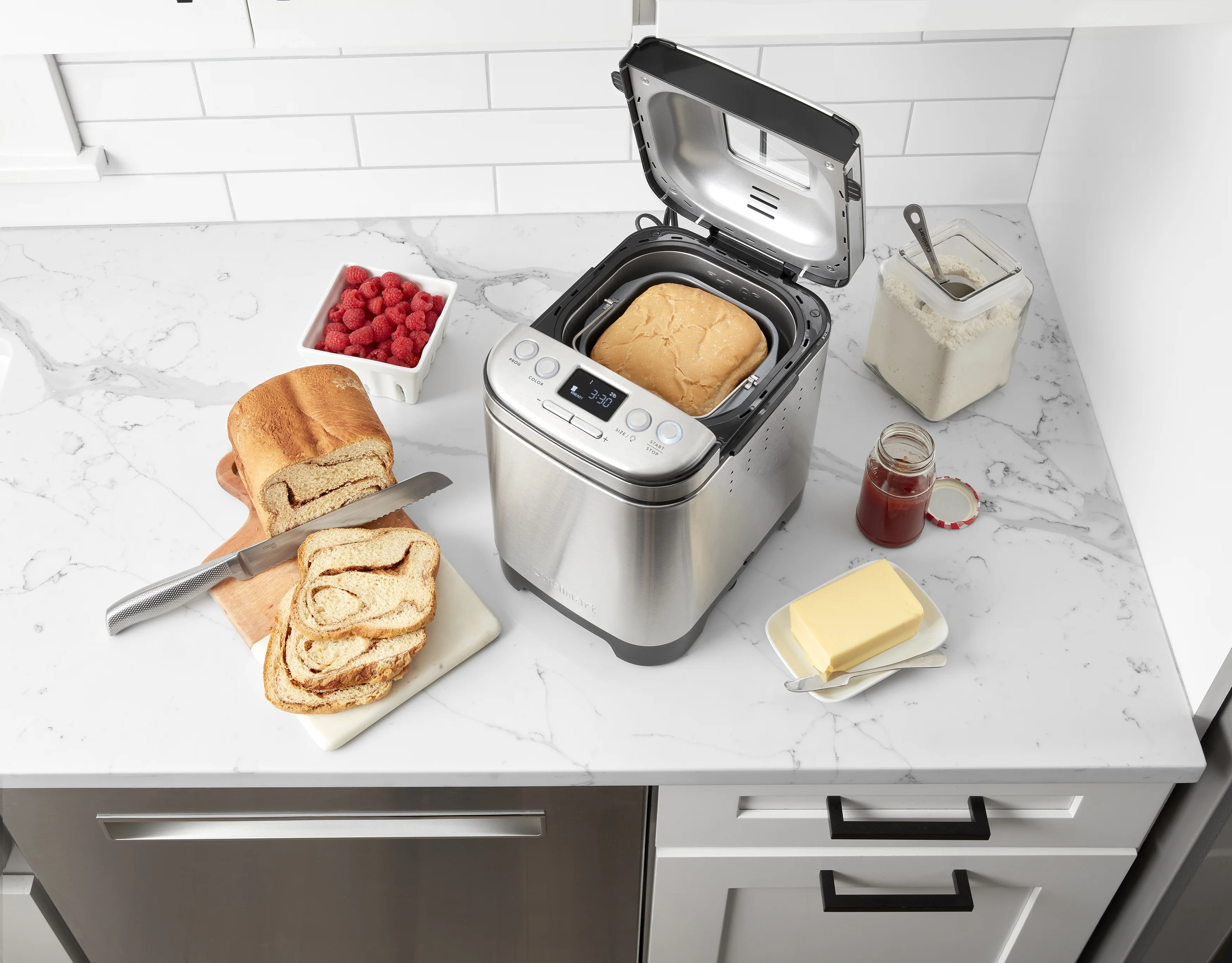 Cuisinart CBK-110 Compact Automatic Bread Maker, Silver - John Pierce Auto Care