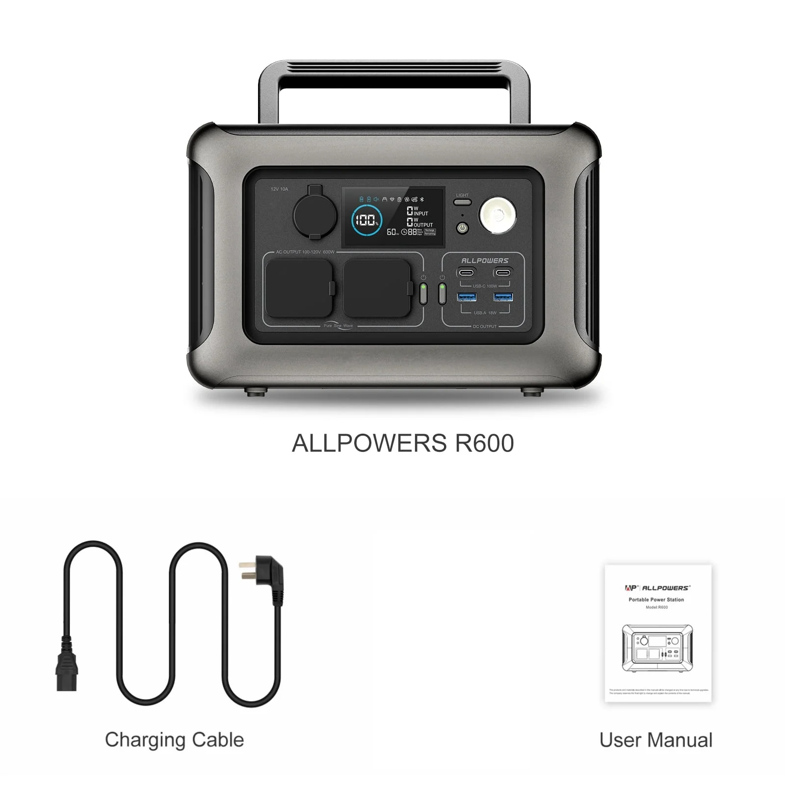 ALLPOWERS R600 600W Portable Power Station, 299Wh LiFePO4 - John Pierce Auto Care