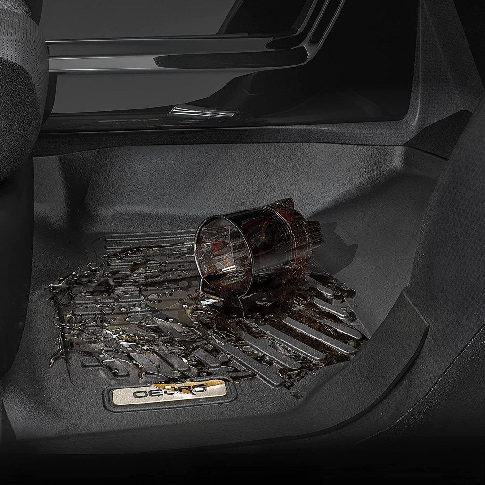 Floor Mat 3 Row Compatible with 2014 2020 Infiniti QX60 2013 2020 Nissan Pathfinder TPE All Weather - John Pierce Auto Care