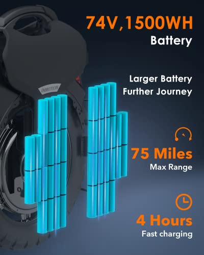 INMOTION V11 Electric Unicycle   18 Inch Self Balancing Monowheel, Equipped with 3.35\u0026#039;\u0026#039; Air Suspension - John Pierce Auto Care