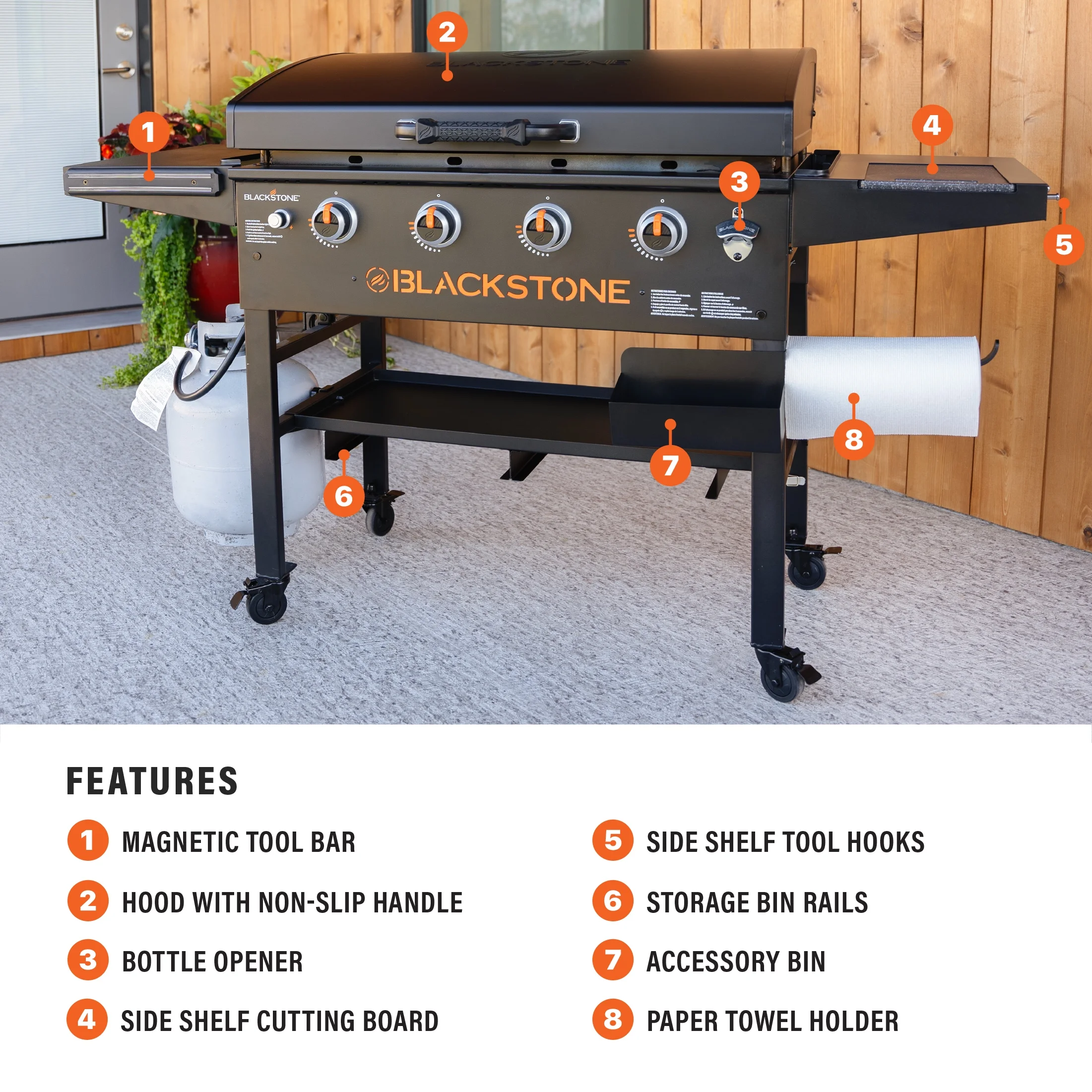 Blackstone 36-inch 4-Burner Propane Griddle - John Pierce Auto Care