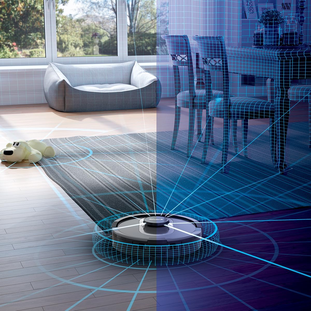 Super robotic vacuum cleaner, 30 day capacity bagless self empty base, WiFi, Alexa compatible, black\/silver - John Pierce Auto Care