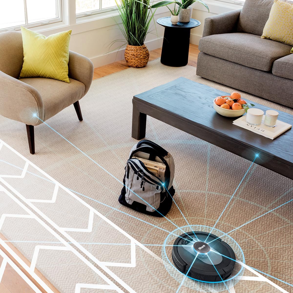 Super robotic vacuum cleaner, 30 day capacity bagless self empty base, WiFi, Alexa compatible, black\/silver - John Pierce Auto Care