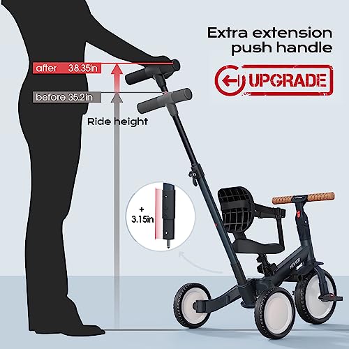 Newyoo Tricycles for 1 3 Year Olds, Toddler Bike with Backrest and Safety Belt - John Pierce Auto Care