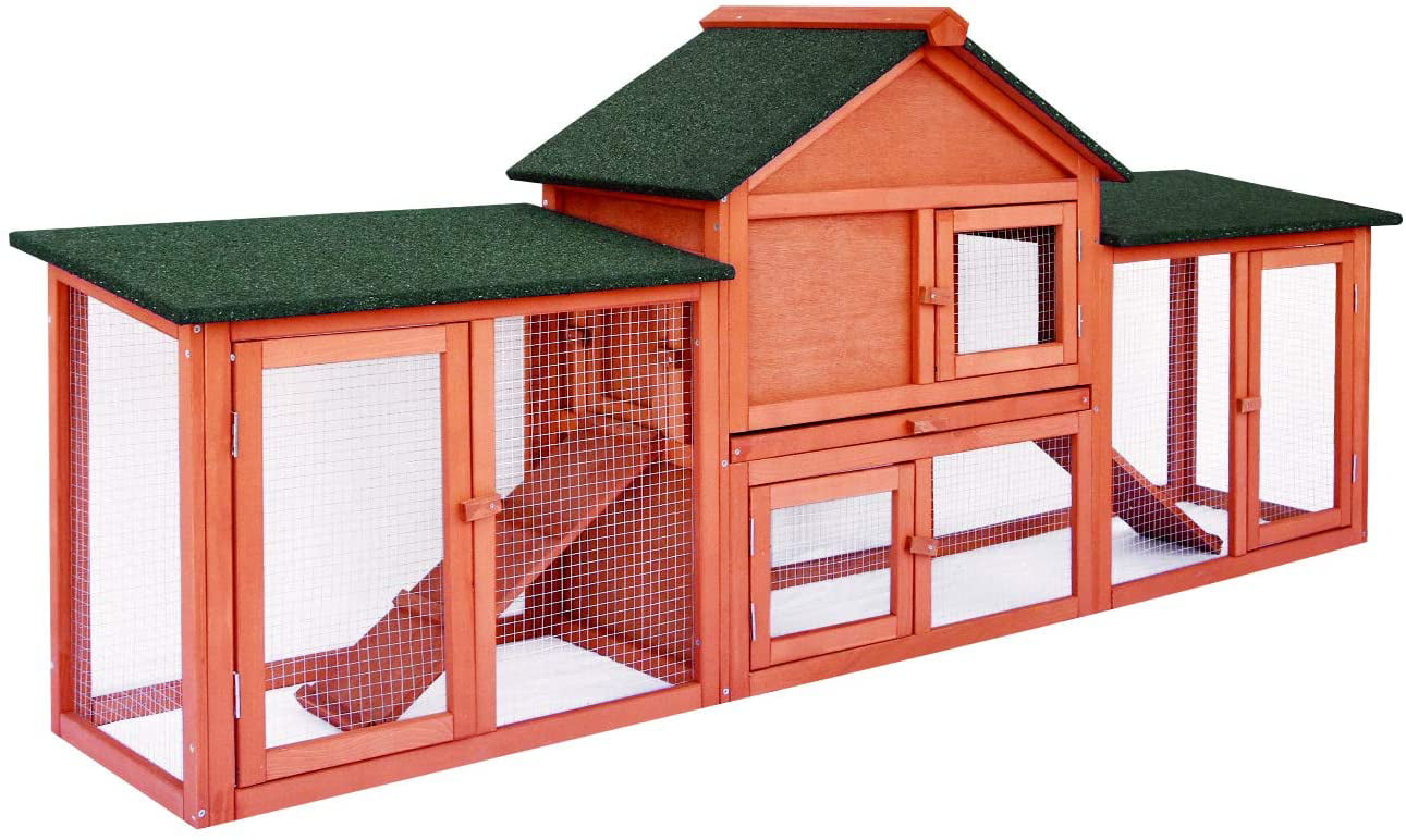 Streakboard 83-inch Large Rabbit Hutch - John Pierce Auto Care