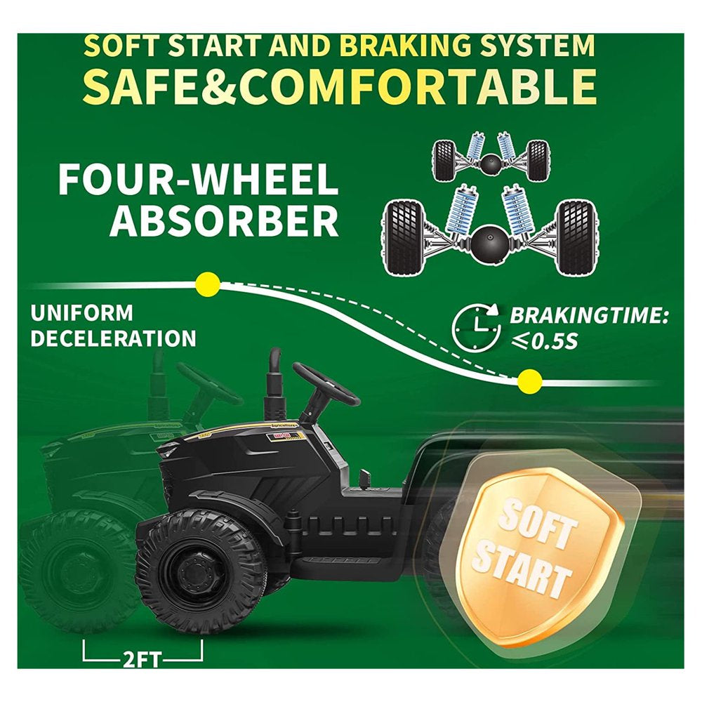 Joyracer 24 Volt Ride on Toys with Remote Control, 400W Motor, 9AH Battery Powered Ride on Tractor - John Pierce Auto Care