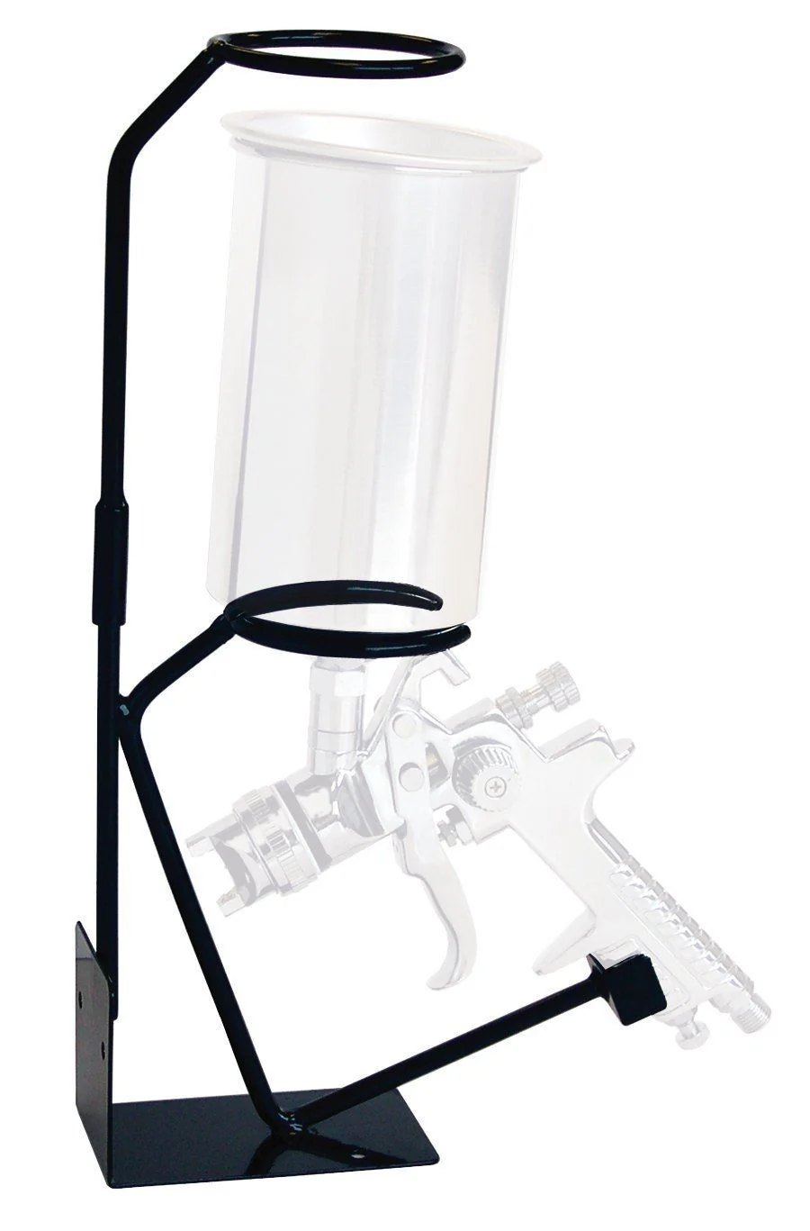 2pc. Gravity Feed Spray Gun Holder Removable Strainer - John Pierce Auto Care