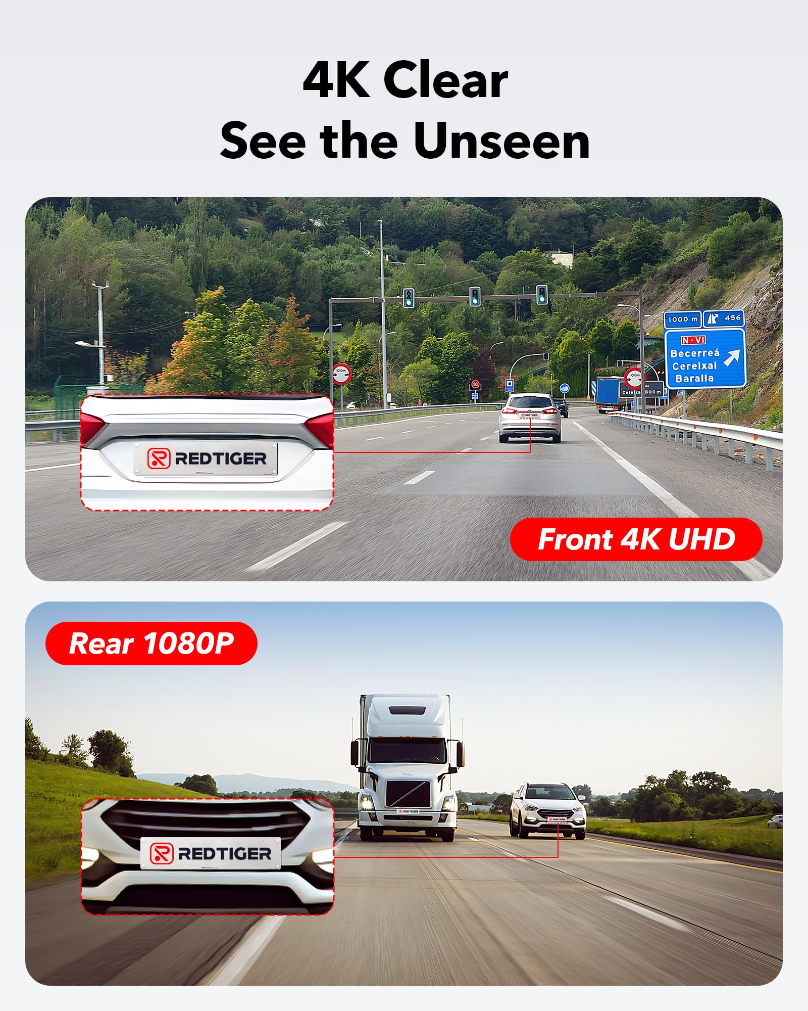 REDTIGER Dash Cam Front Rear, 4K\/2.5K Full HD Dash Camera for Cars - John Pierce Auto Care