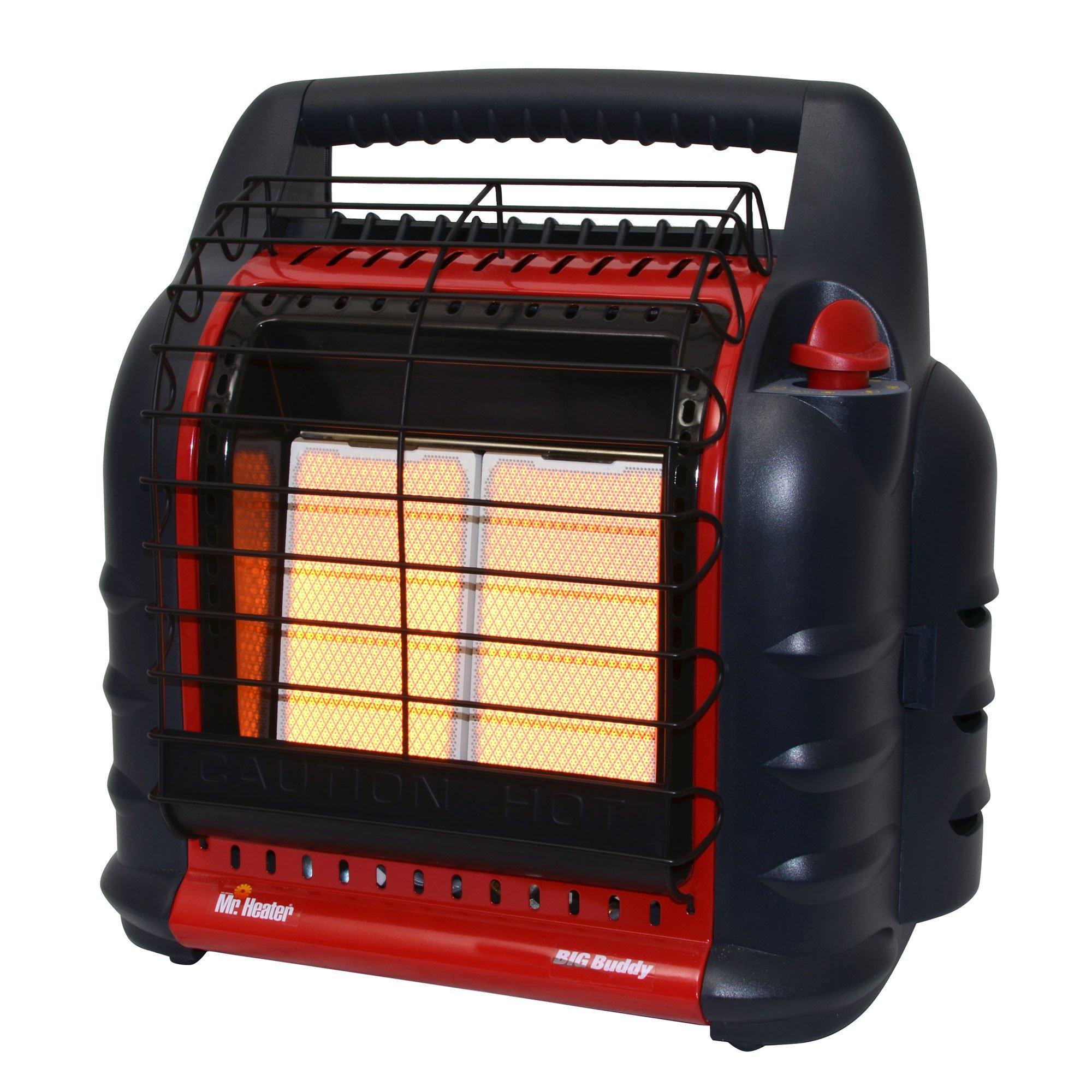 Mr Heater Big Buddy Portable Propane Gas Heater, 4000 to 18000 BTU - John Pierce Auto Care