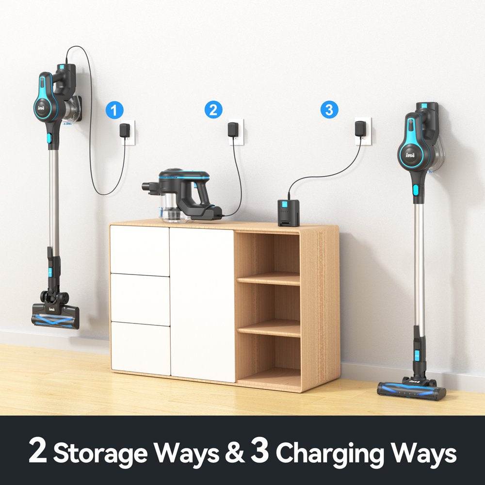 INSE Cordless Vacuum Cleaner, 6 in 1 Powerful Suction Lightweight Stick Vacuum - John Pierce Auto Care