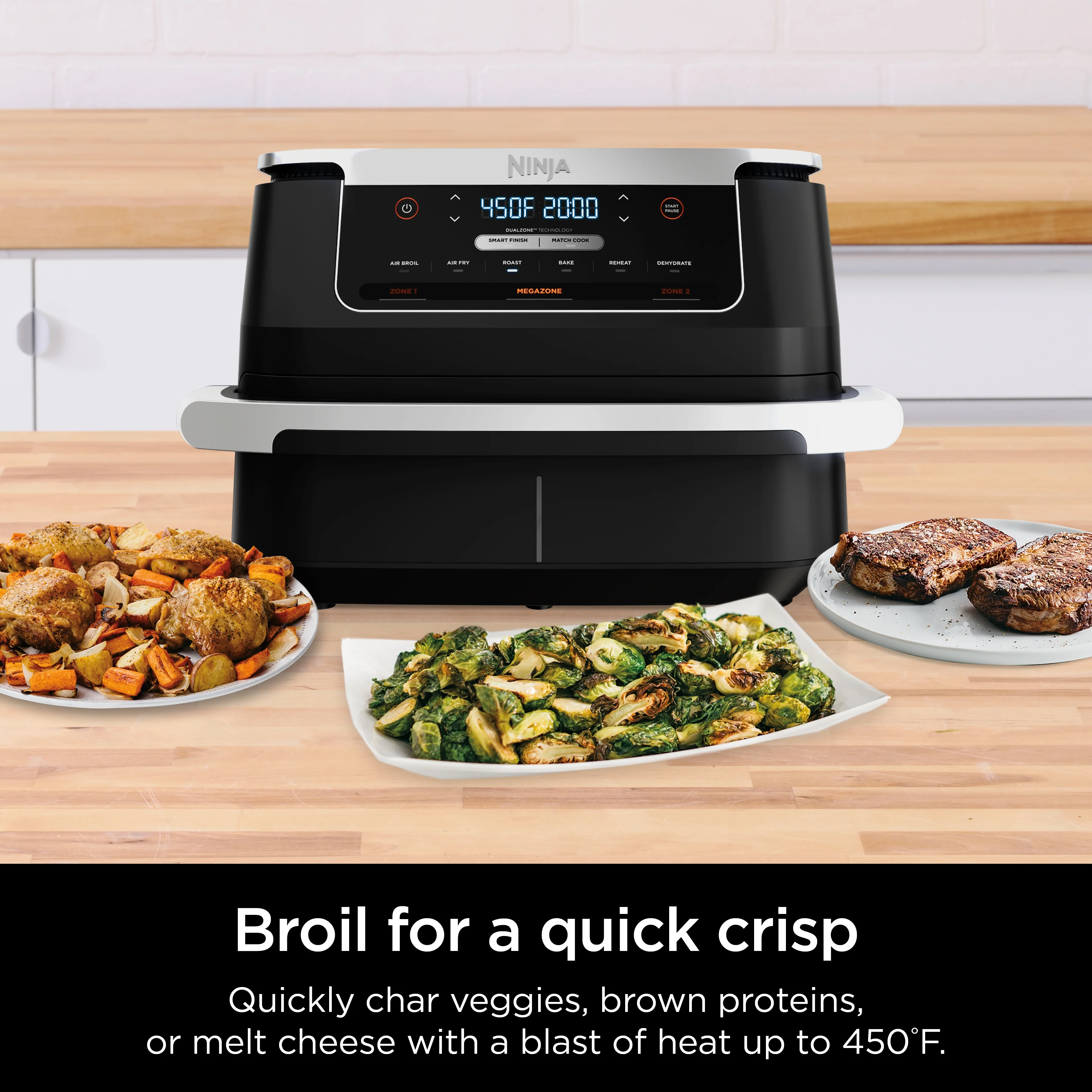 Ninja Foodi 7-Quart FlexBasket Air Fryer with MegaZone - John Pierce Auto Care