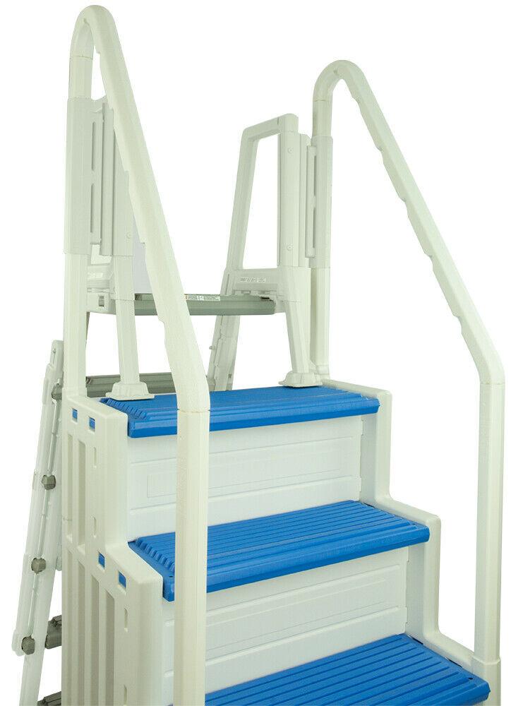 Confer Step 1 \u0026amp; In Pool Ladder Above Ground Swimming Pool System �C Choose Color - John Pierce Auto Care