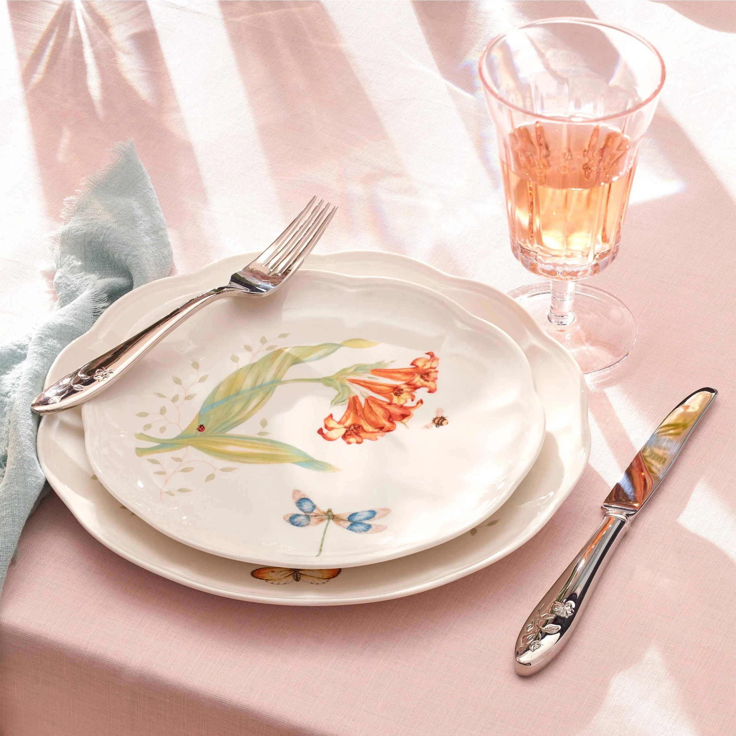 Lenox Butterfly Meadow 18-Piece Dinnerware Set, Service for 6 - John Pierce Auto Care