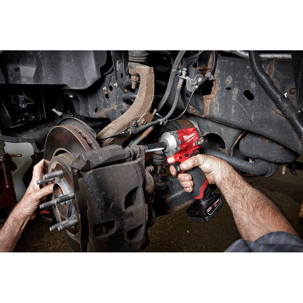 Milwaukee M12 FUEL 12V Impact Wrench Kit - John Pierce Auto Care