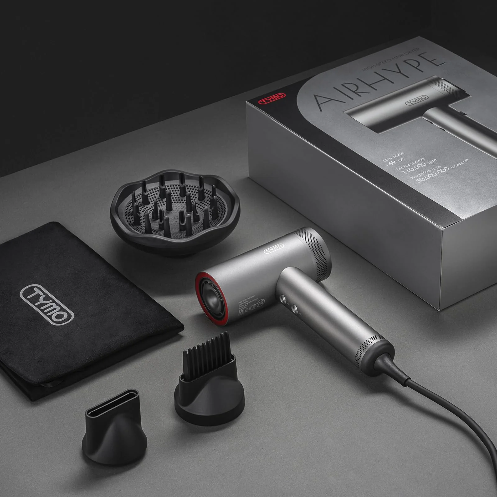 TYMO 1500W Hair Dryer with Diffuser - John Pierce Auto Care